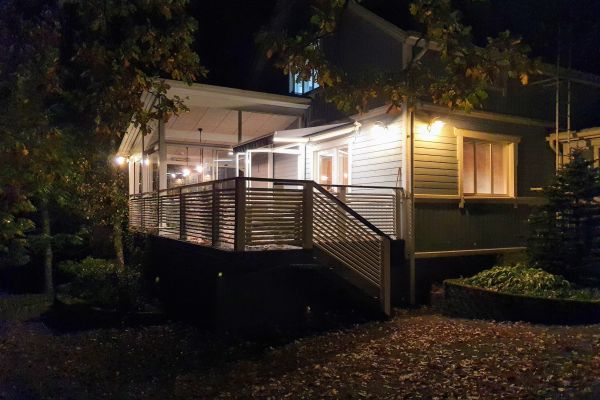 Markiisi led-valoilla